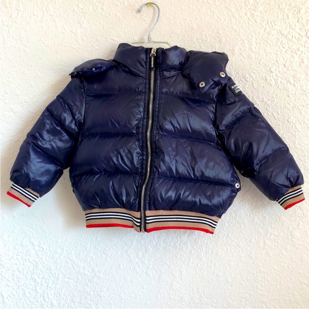100% Authentic Kids BURBERRY JOSAIH PUFFER Jacket Size 4Y .
